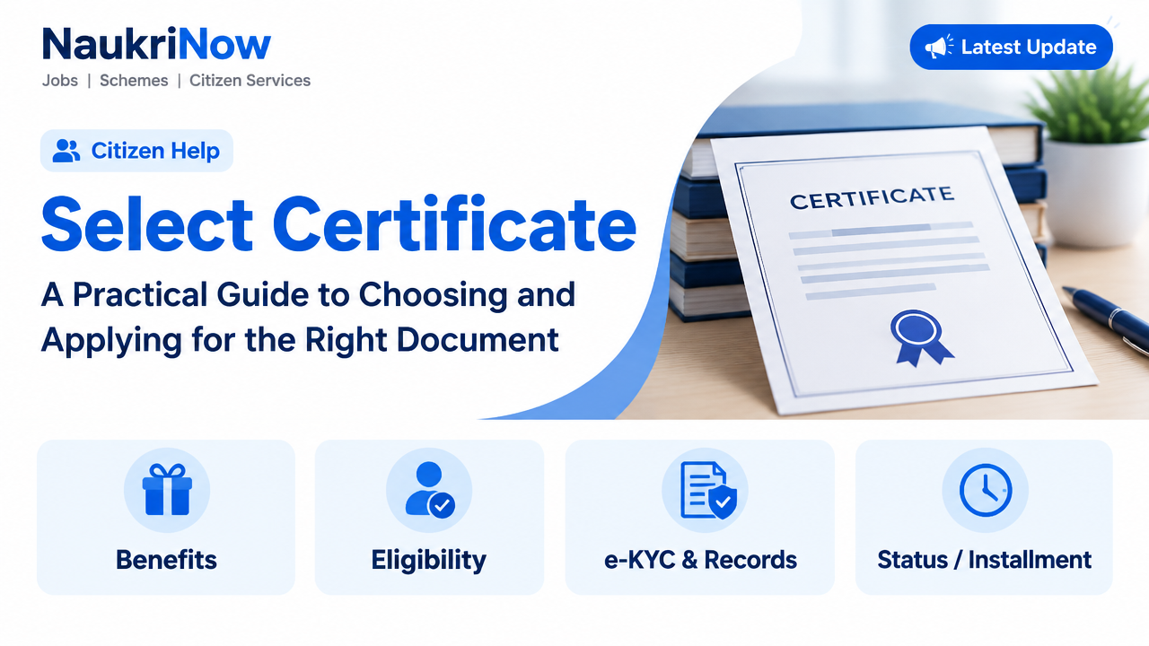 Select Certificate – NaukriNow featured poster