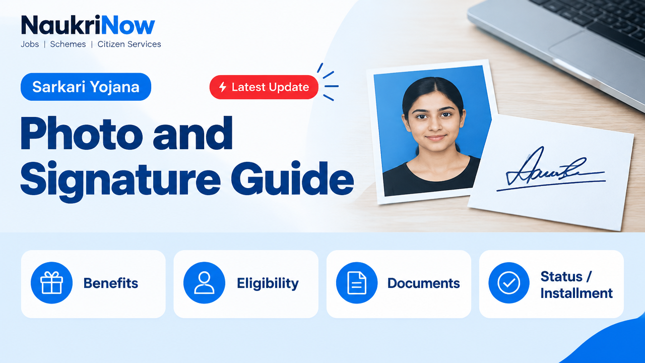 Photo and Signature Guide – NaukriNow featured poster