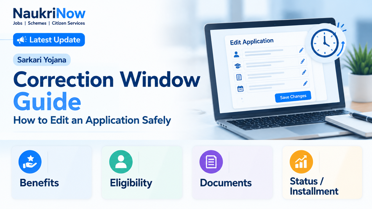 Correction Window Guide – NaukriNow featured poster
