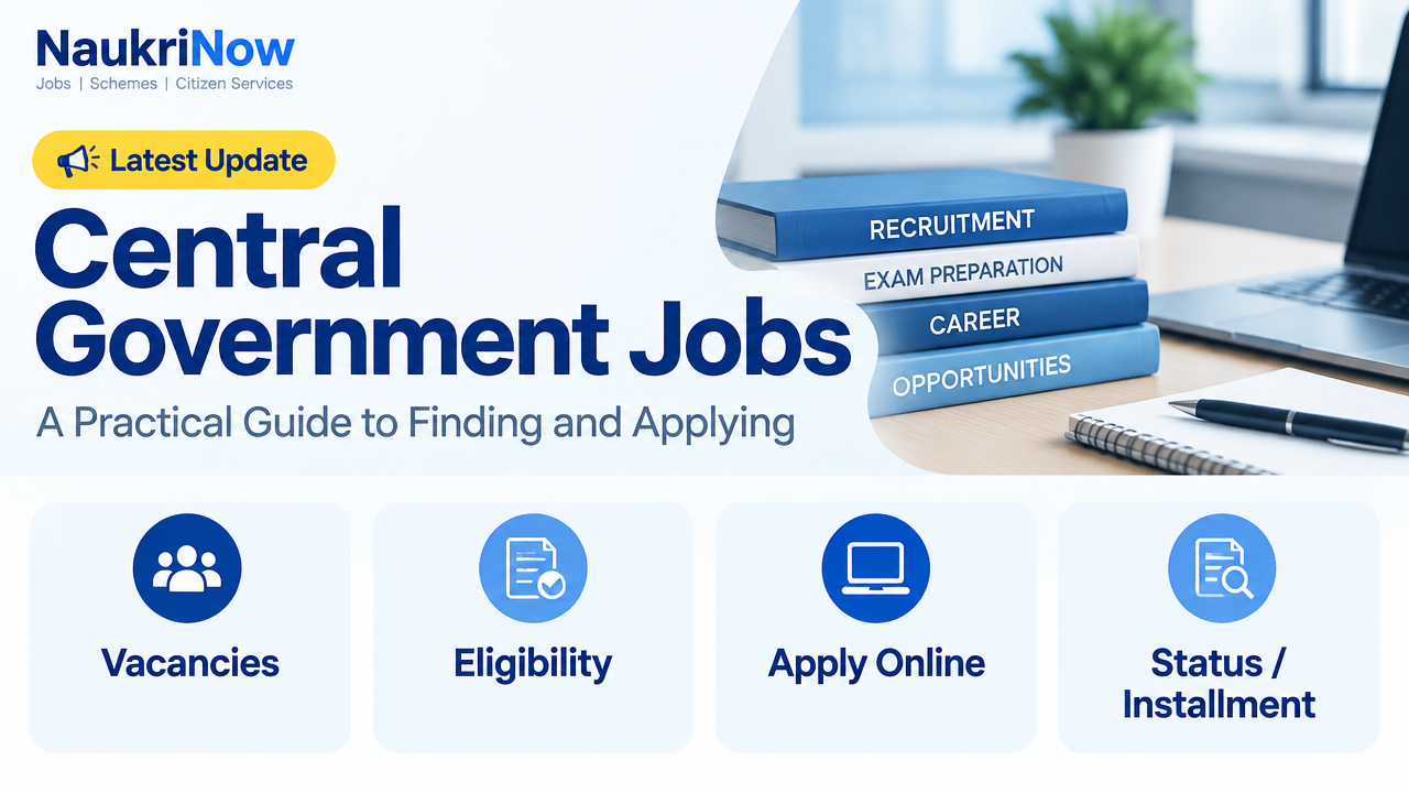 Central Government Jobs – NaukriNow featured poster