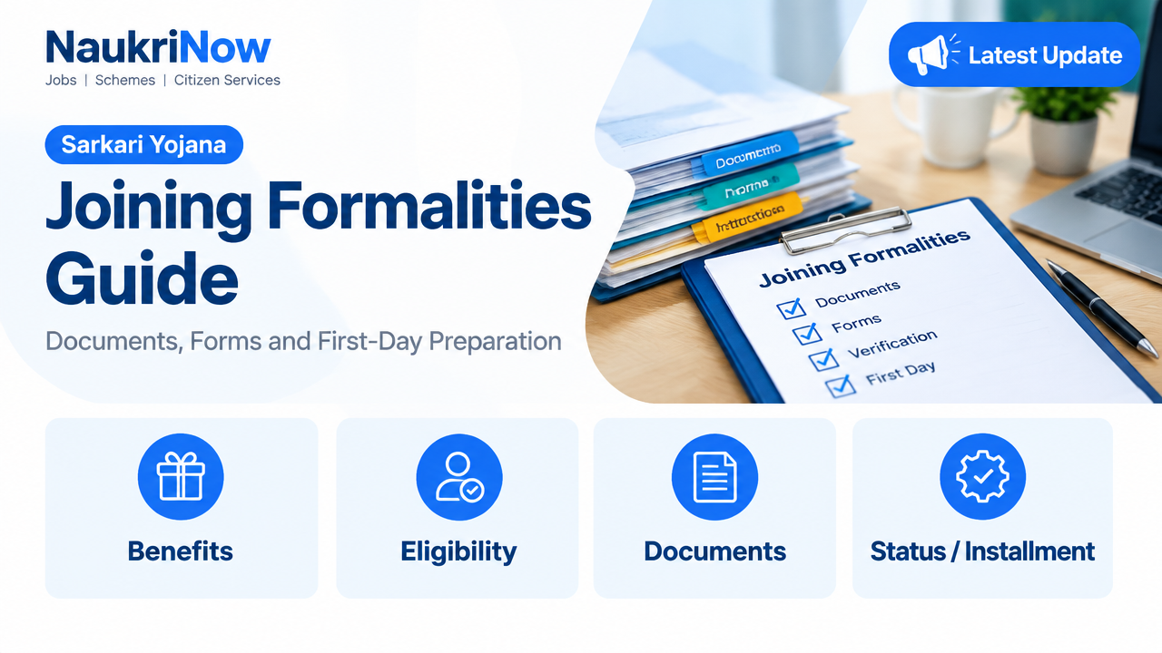 Joining Formalities Guide – NaukriNow featured poster