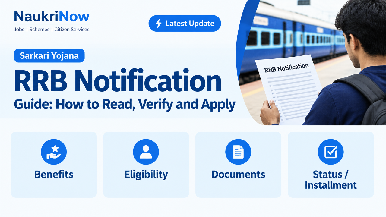 RRB Notification – NaukriNow featured poster