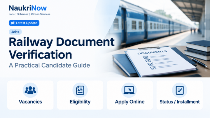 Railway Document Verification – NaukriNow featured poster