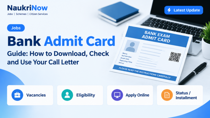 Bank Admit Card – NaukriNow featured poster