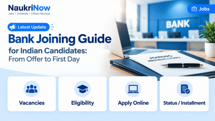 Bank Joining Guide – NaukriNow featured poster