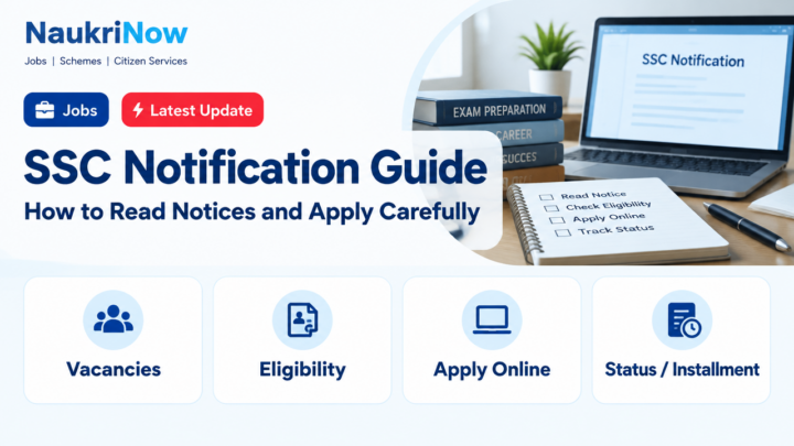SSC Notification Guide – NaukriNow featured poster