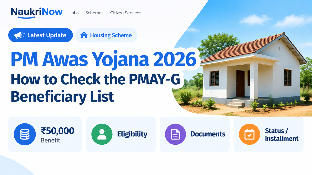 PM Awas Yojana 2026 – NaukriNow featured guide