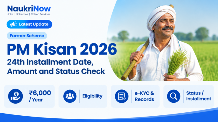 PM Kisan 2026 – NaukriNow featured poster
