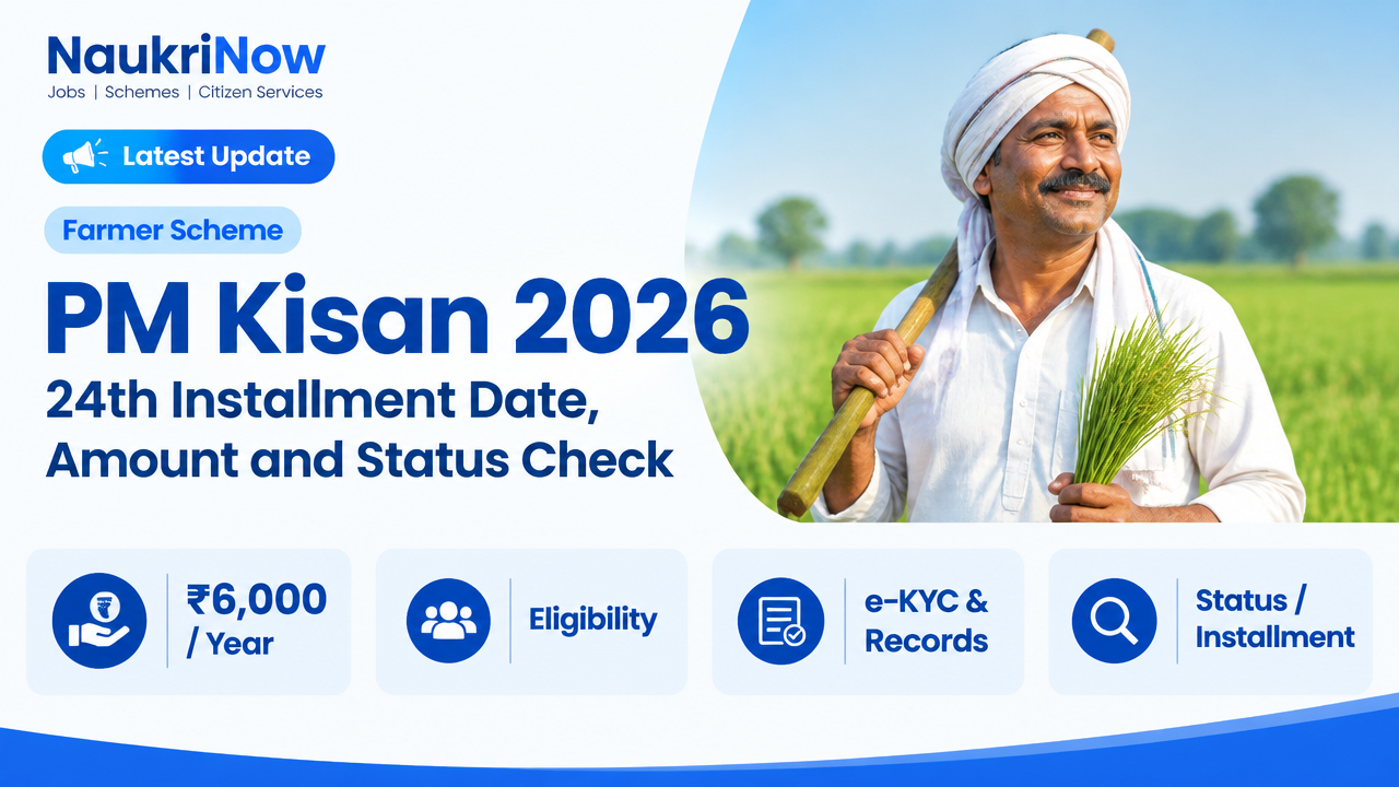 PM Kisan 2026 – NaukriNow featured poster