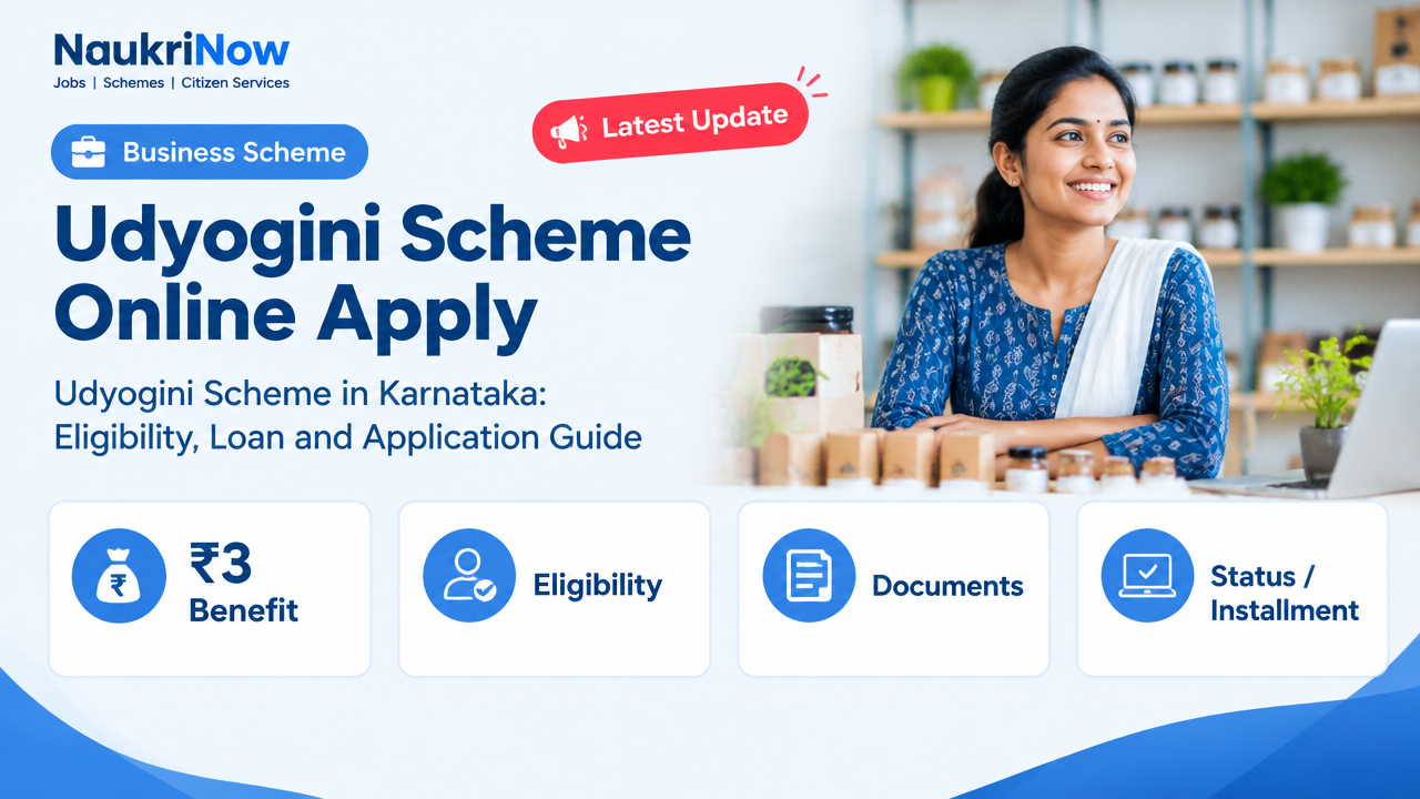 Udyogini Scheme Online Apply – NaukriNow featured guide