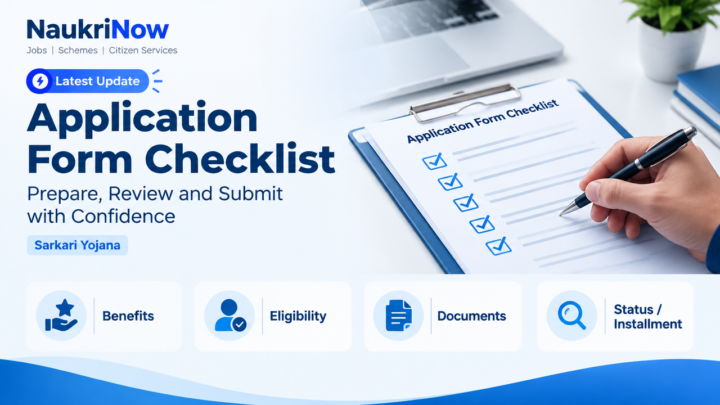 Application Form Checklist – NaukriNow featured guide