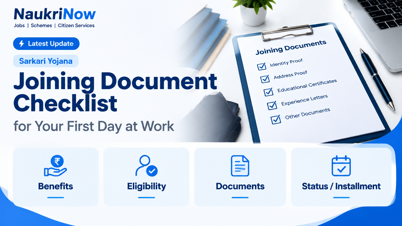 Joining Document Checklist – NaukriNow featured guide