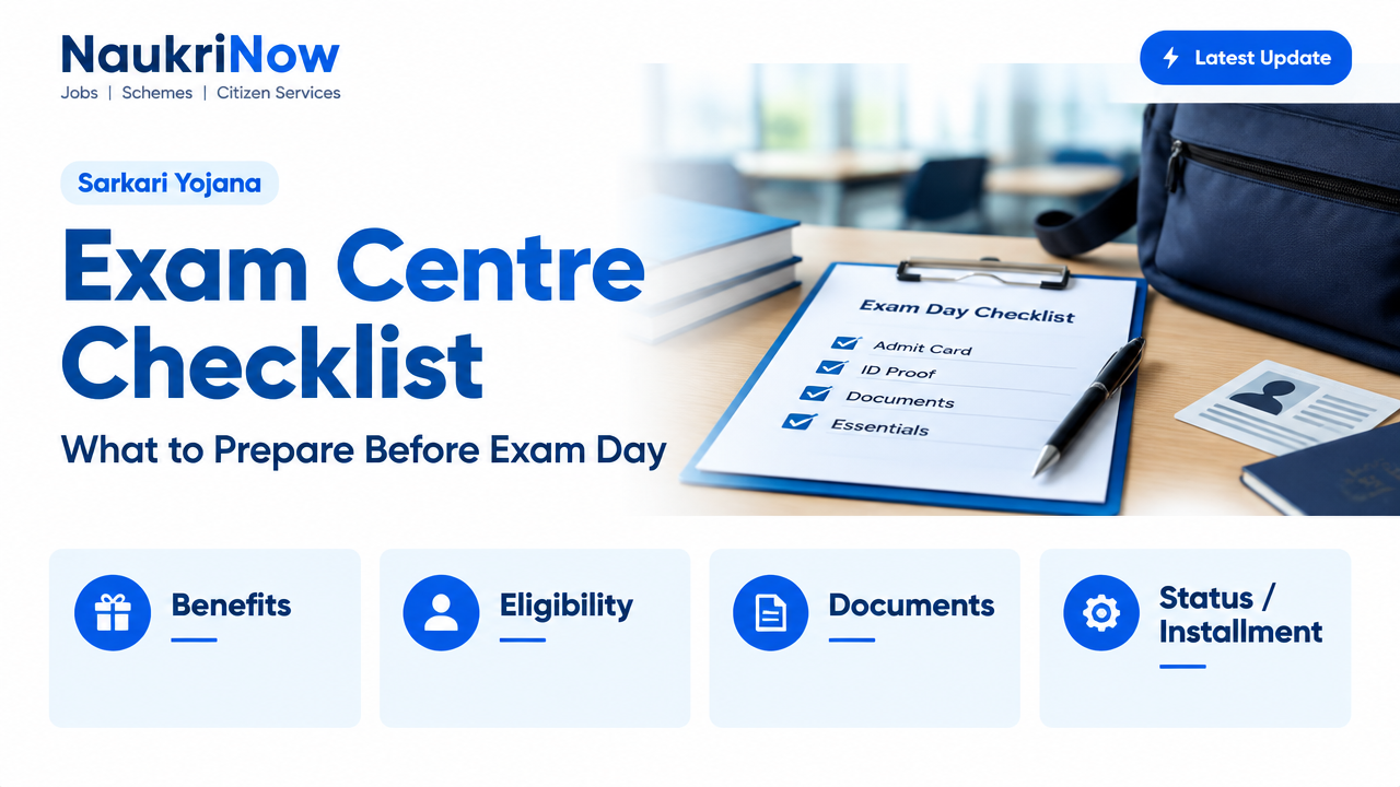 Exam Centre Checklist – NaukriNow featured guide