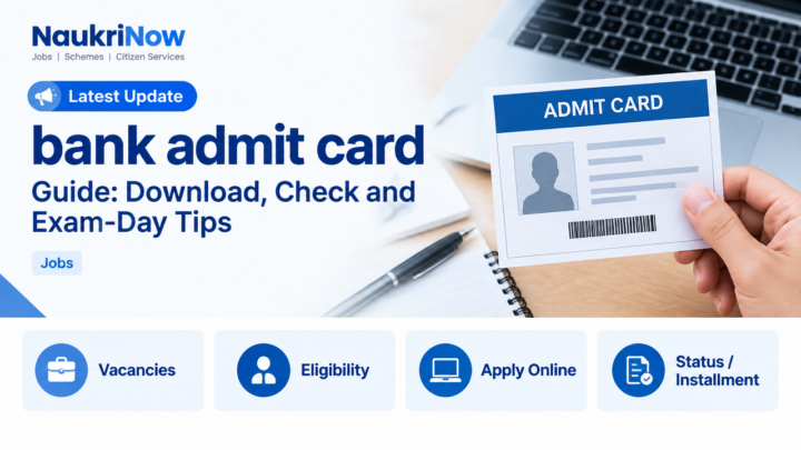 bank admit card – NaukriNow featured poster