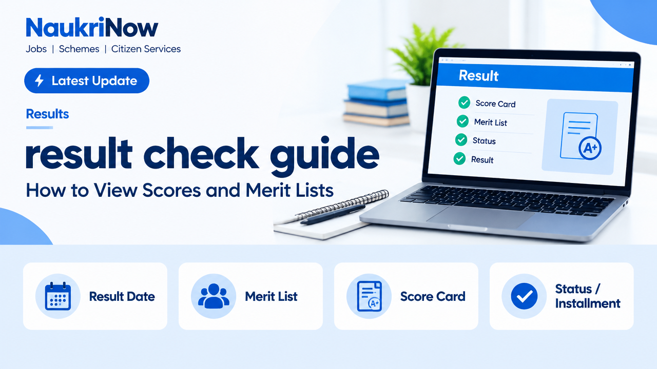 result check guide – NaukriNow featured poster