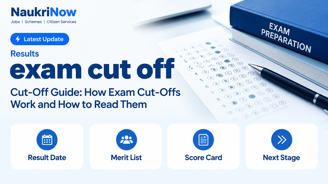 exam cut off – NaukriNow featured poster
