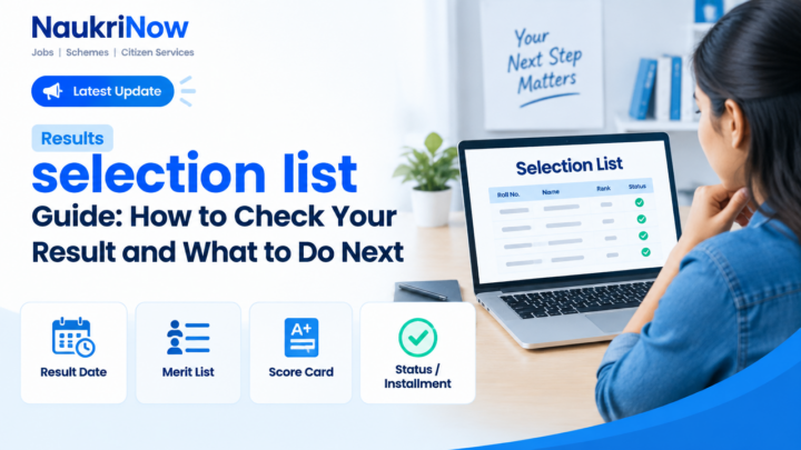selection list – NaukriNow featured poster