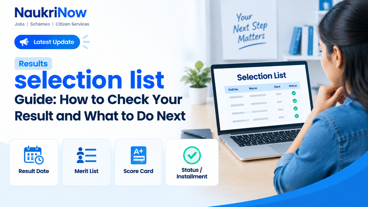 selection list – NaukriNow featured poster