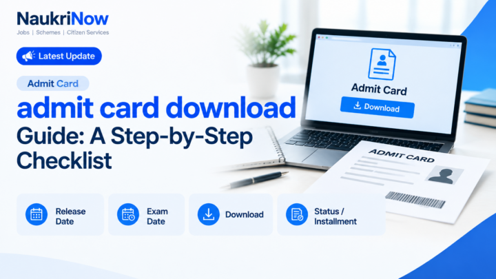admit card download – NaukriNow featured poster