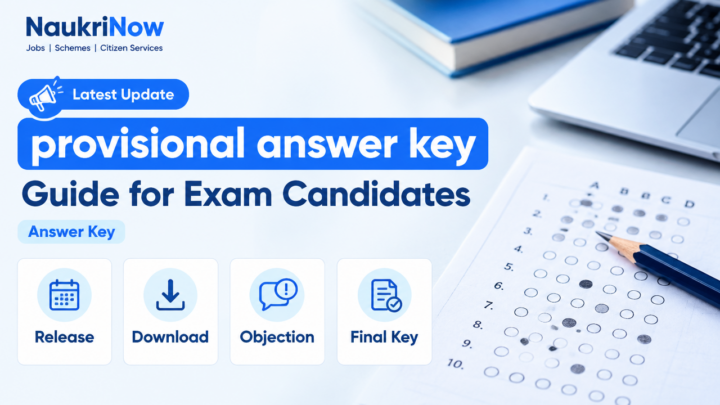 provisional answer key – NaukriNow featured poster