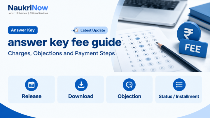 answer key fee guide – NaukriNow featured poster