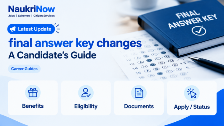 final answer key changes – NaukriNow featured poster