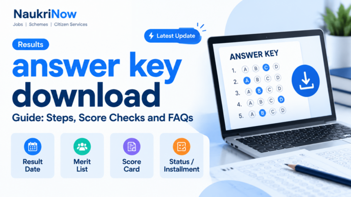 answer key download – NaukriNow featured poster