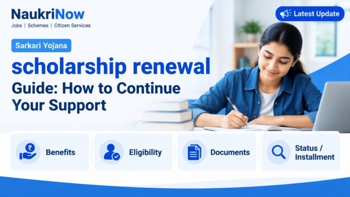 scholarship renewal – NaukriNow featured poster