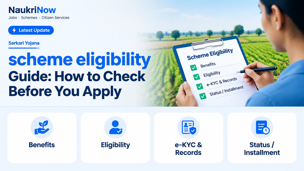 scheme eligibility – NaukriNow featured poster