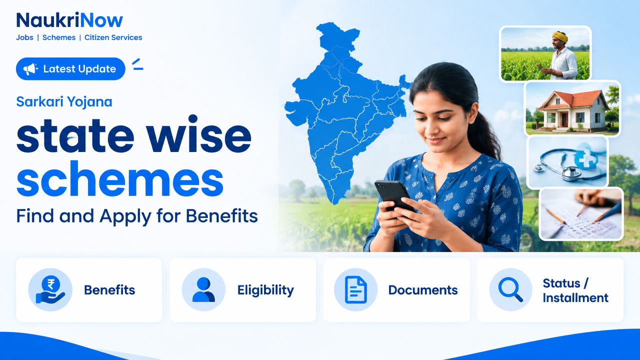 state wise schemes – NaukriNow featured poster