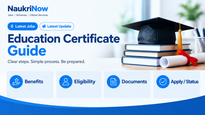 Education Certificate Guide – NaukriNow featured guide