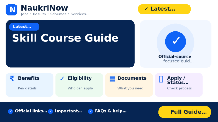 Skill Course Guide – NaukriNow featured poster