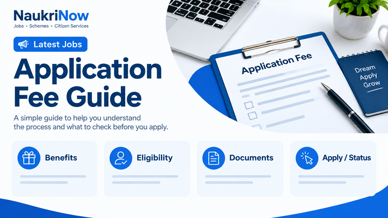 Application Fee Guide – NaukriNow featured guide