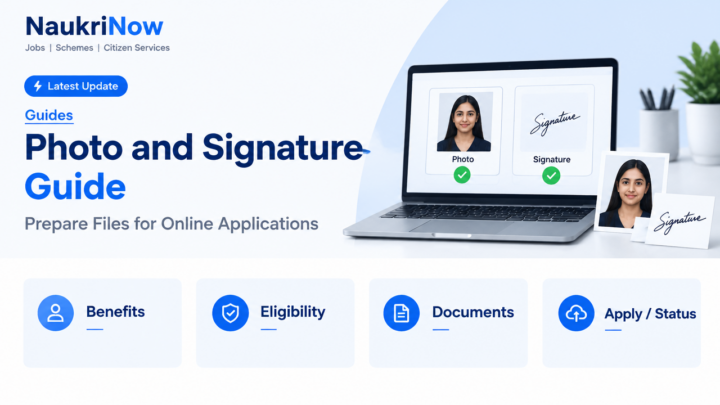 Photo and Signature Guide – NaukriNow featured poster