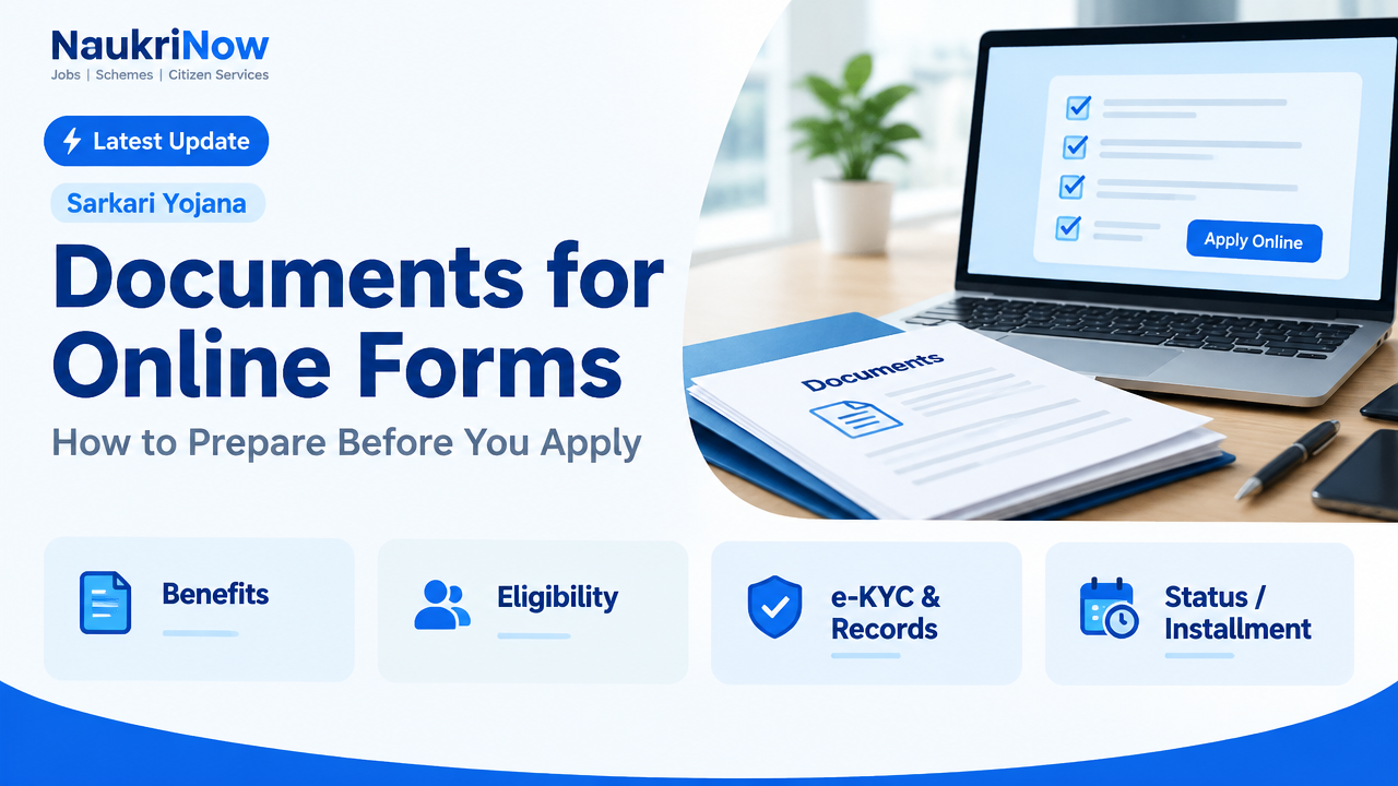Documents for Online Forms – NaukriNow featured poster