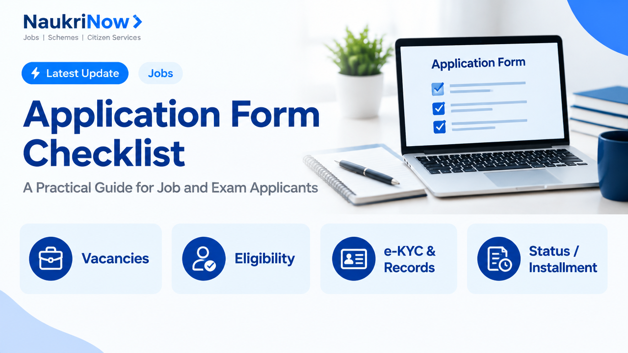 Application Form Checklist – NaukriNow featured poster