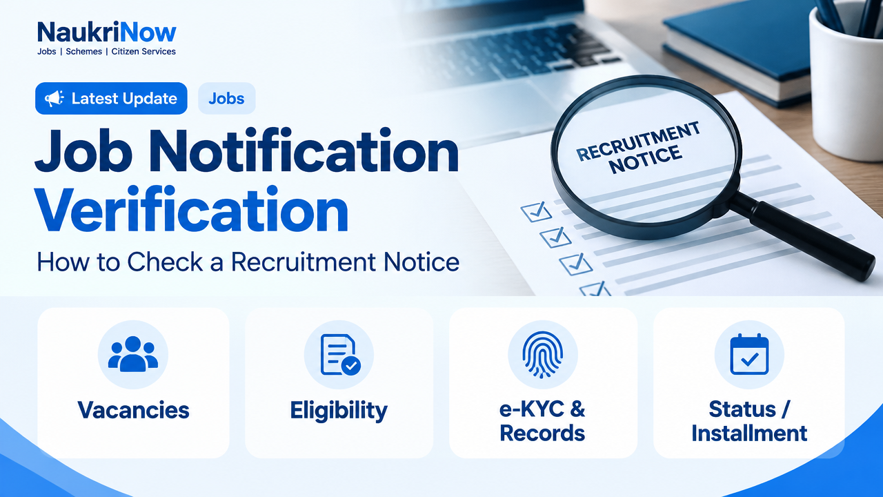 Job Notification Verification – NaukriNow featured poster