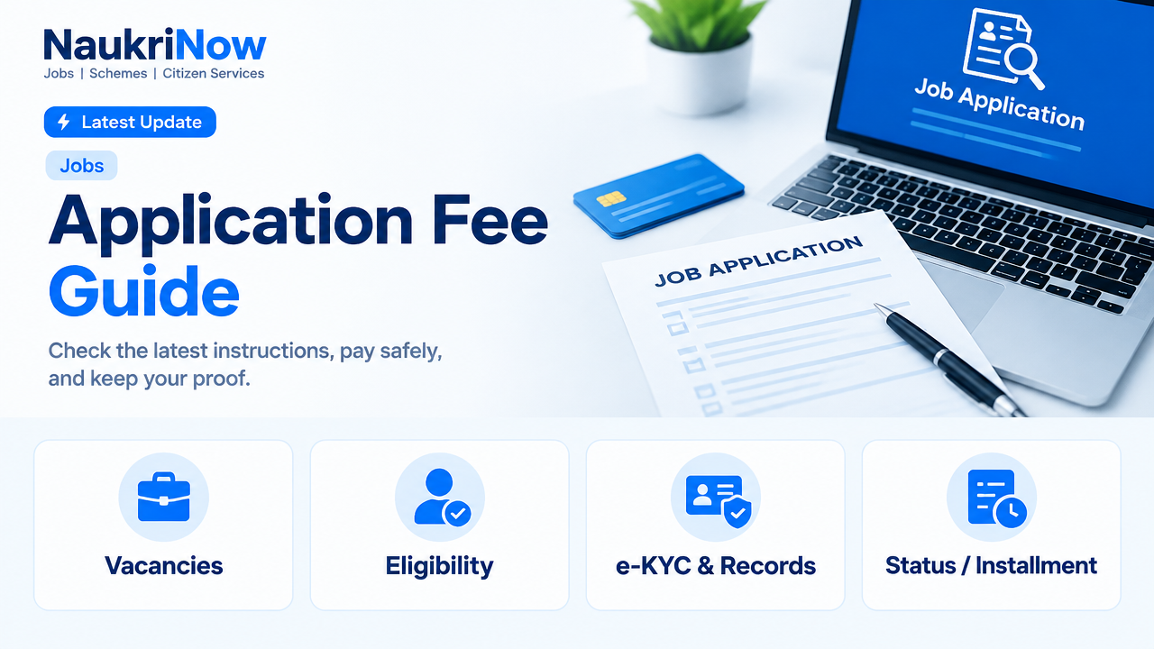 Application Fee Guide – NaukriNow featured poster