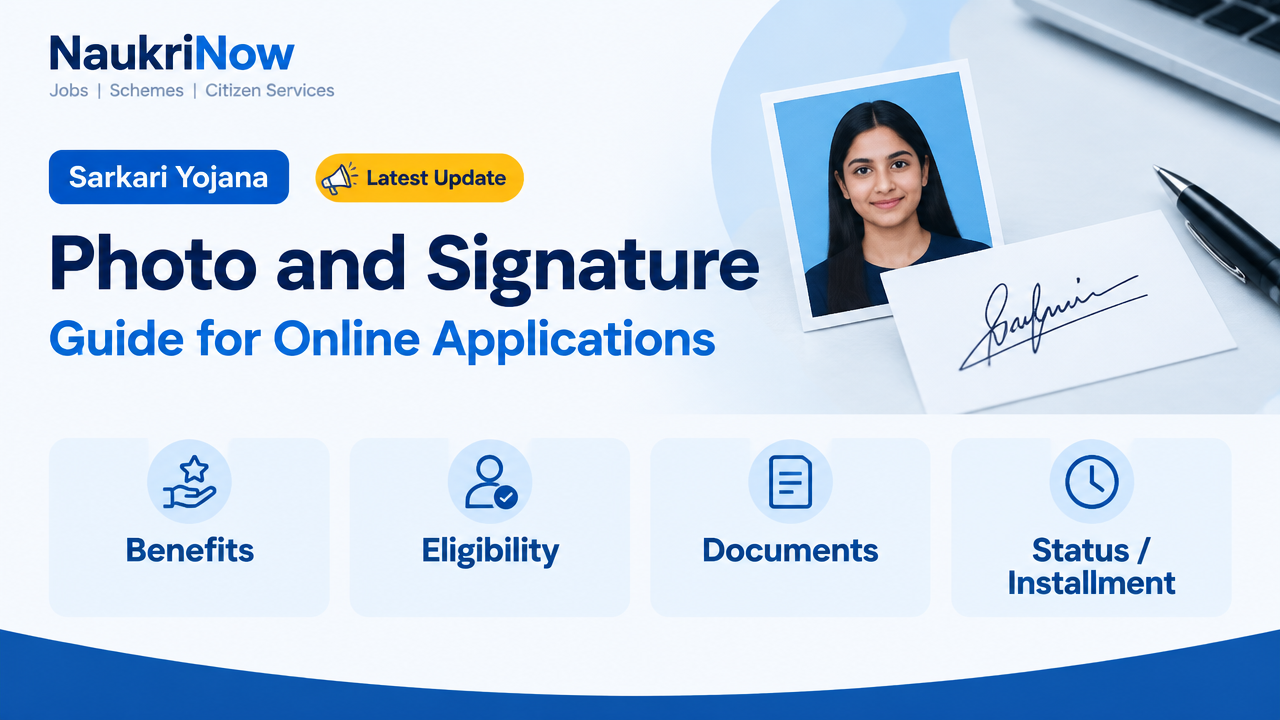Photo and Signature – NaukriNow featured poster