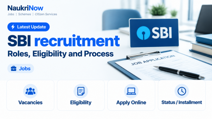 SBI recruitment – NaukriNow featured poster