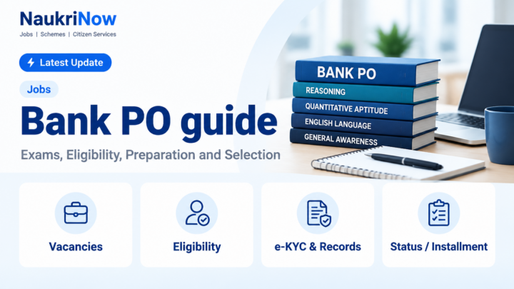 Bank PO guide – NaukriNow featured poster