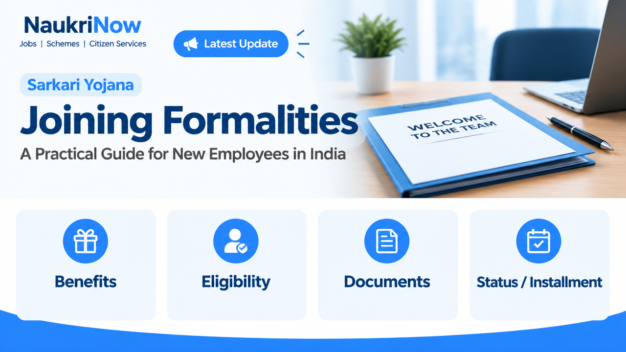 Joining Formalities – NaukriNow featured guide