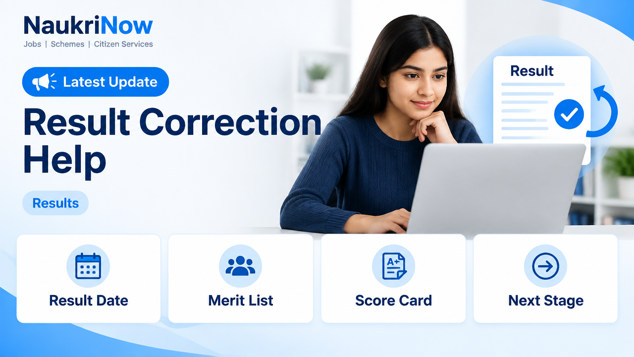 Result Correction Help – NaukriNow featured guide