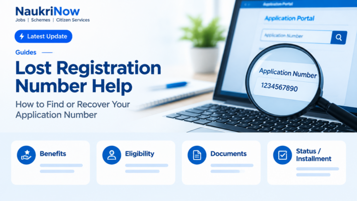 Lost Registration Number Help – NaukriNow featured poster