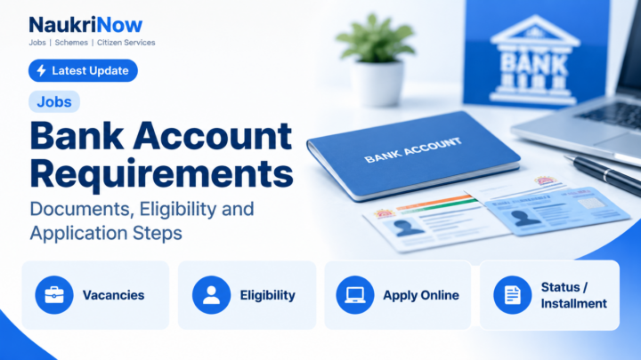 Bank Account Requirements – NaukriNow featured poster