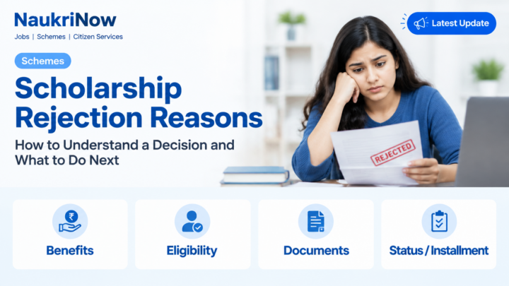 Scholarship Rejection Reasons – NaukriNow featured poster