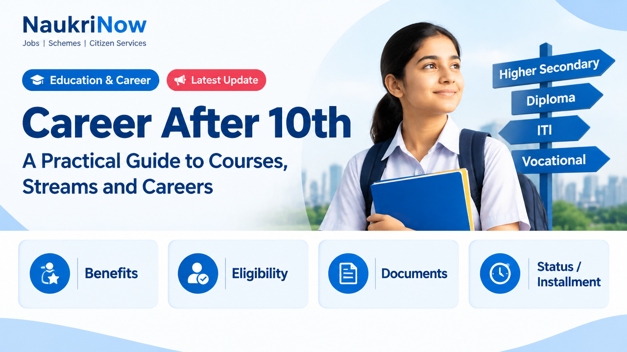 Career After 10th – NaukriNow featured poster