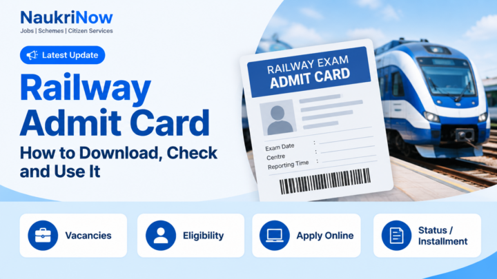 Railway Admit Card – NaukriNow featured poster