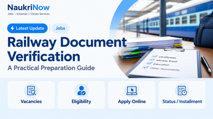 Railway Document Verification – NaukriNow featured poster