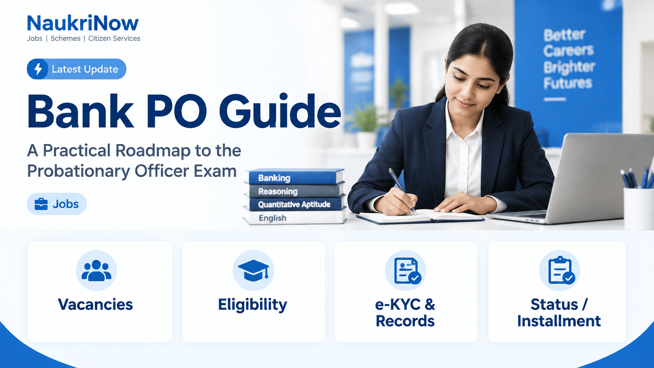 Bank PO Guide – NaukriNow featured poster